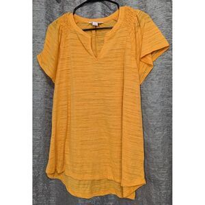 Liz‎ Claiborne Orange Short Sleeve Tshirt NWT XXL